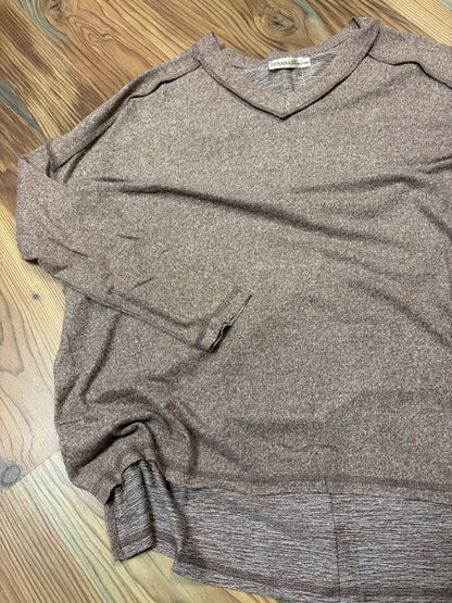 Brown Softy Hacci Long Sleeve