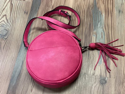 Pink Round Crossbody Bag