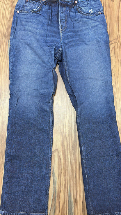 Zenim Pull On Slim Leg Dark Denim