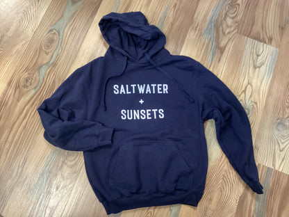 Navy Saltwater Hoodie