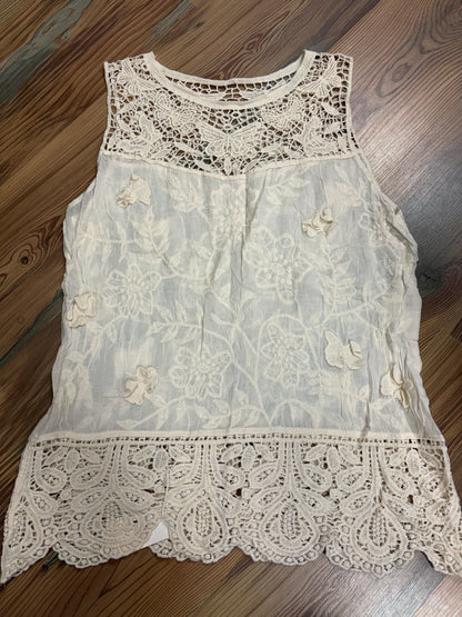 Boho Embroidered Tank One Size