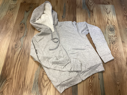 Fur Lined Zip Up Hoodie