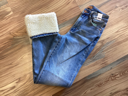 Shearling Cuff Straight Fit Judy Blue