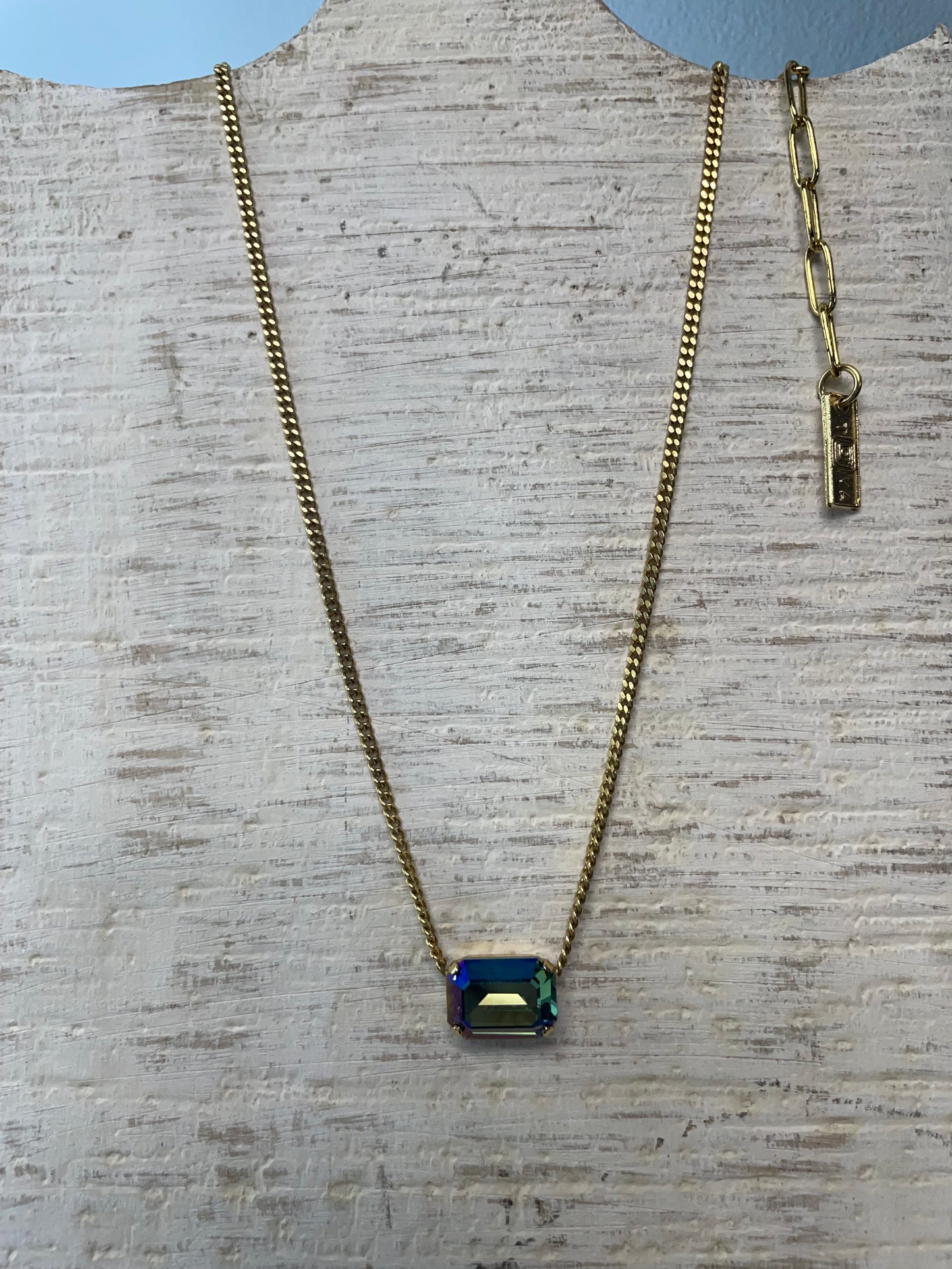 Tova Rubin Bohemian Wonderland Necklace Aqua Verda