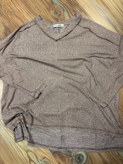 Brown Softy Hacci Long Sleeve