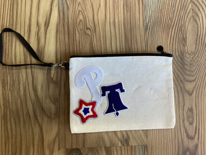 Baseball Custom Zip Pouch