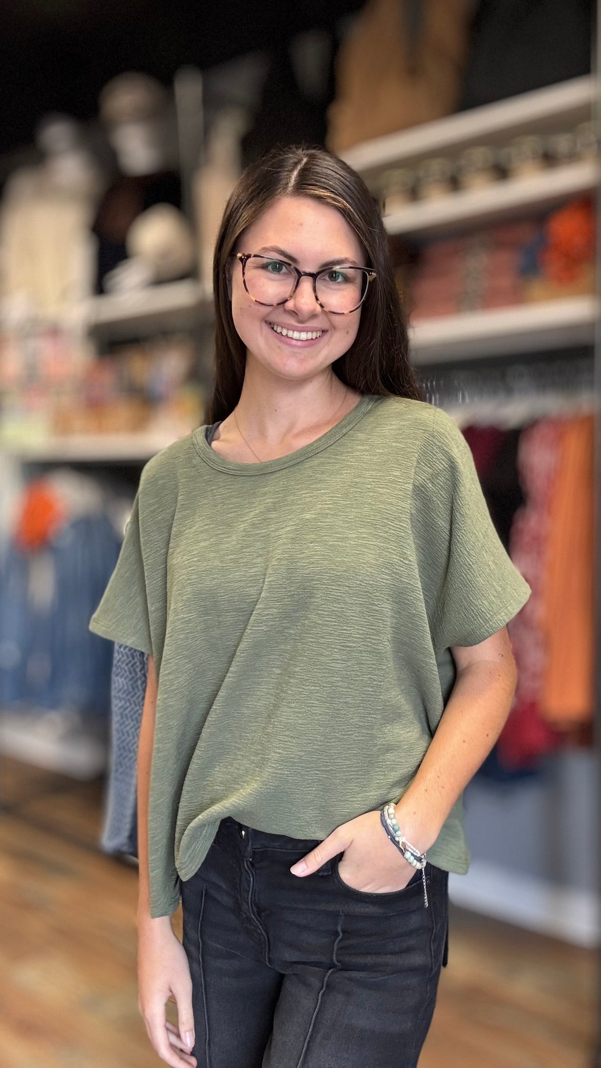 Olive Cotton Slub