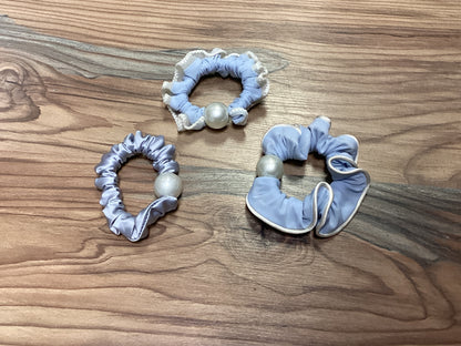 Blue Pearl Scrunchie