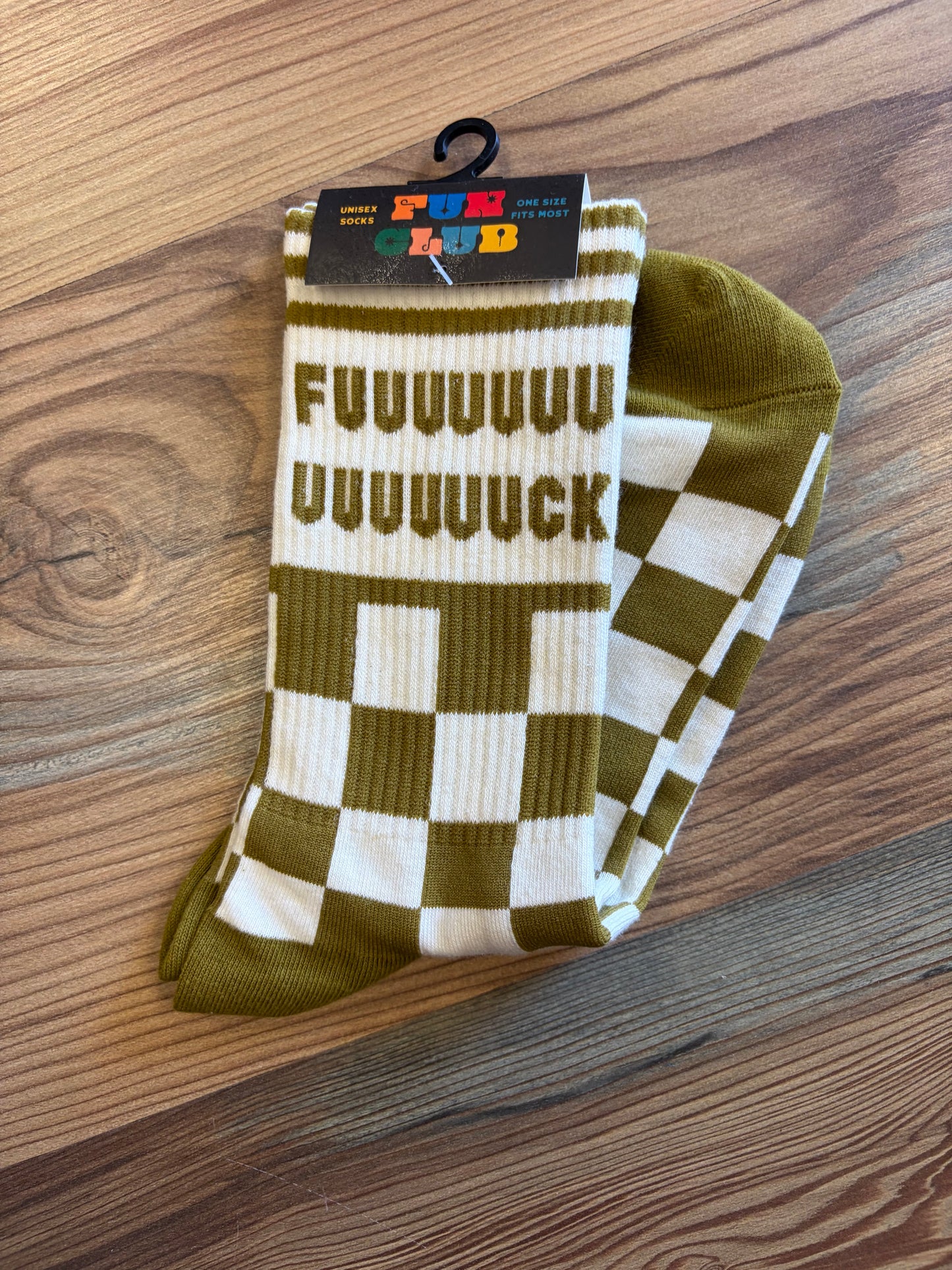 Fuck Checkered Socks