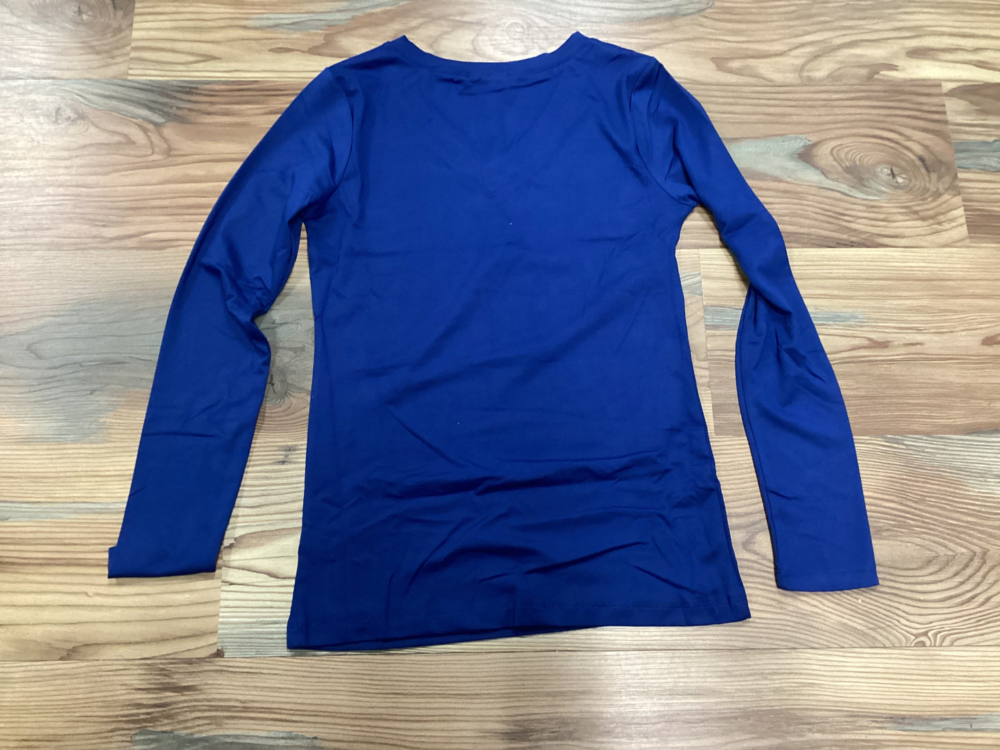 Zenana Softy V Neck Royal Blue