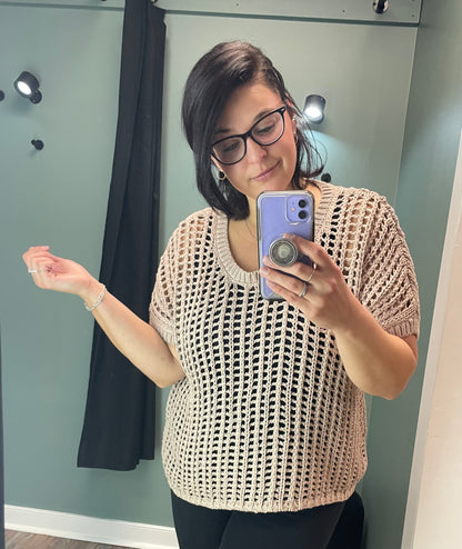 Mocha Net Top