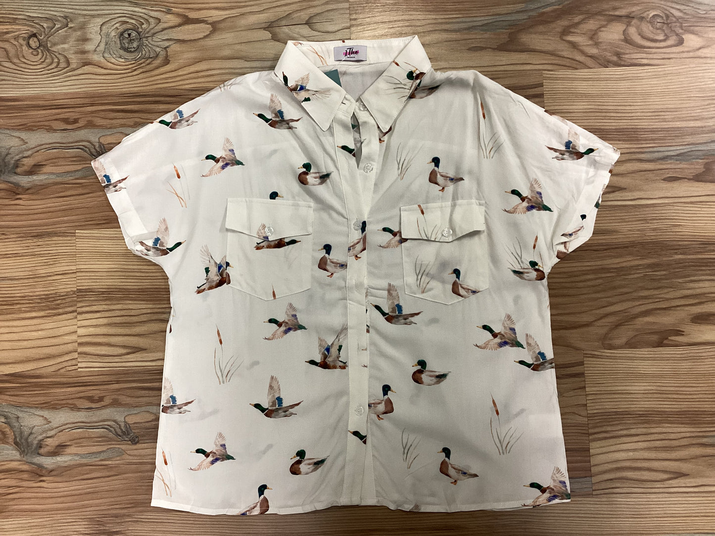 Flying Mallard Button Down