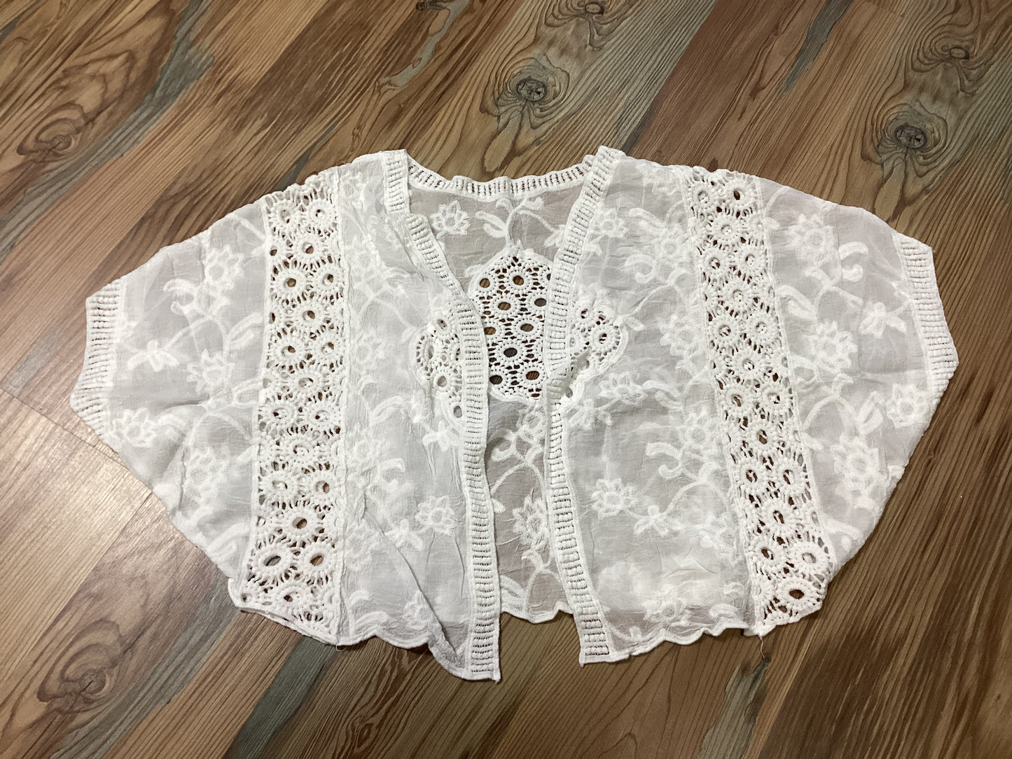 White Cropped Kimono