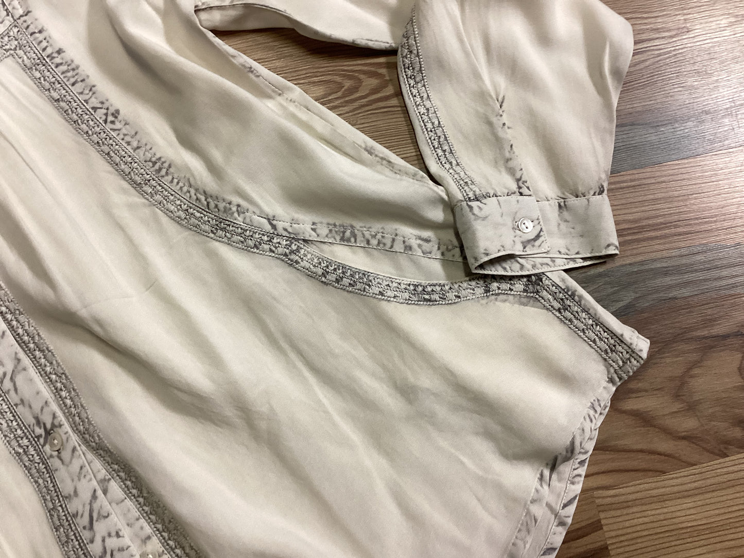 Vintage Washed Grey Button Down