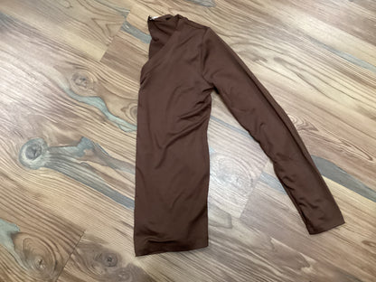 Zenana Softy V Neck Brown