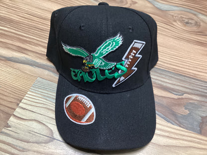 Black Custom Football Hat