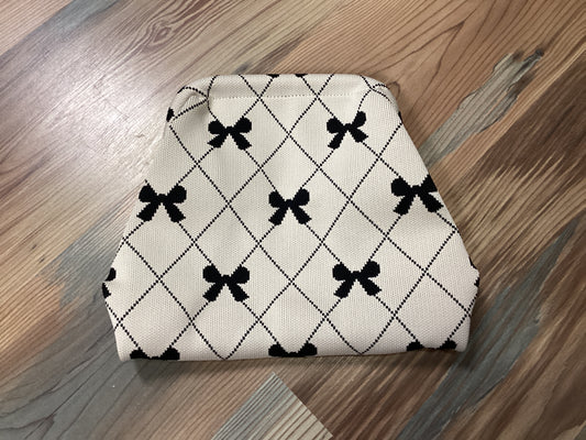Bow Knit Clutch