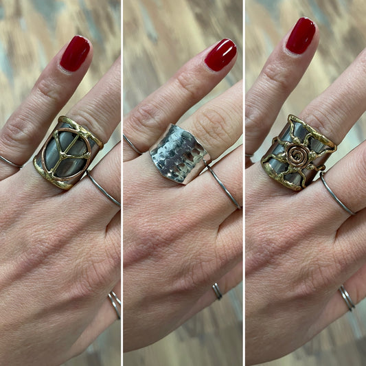 Mixed Metal Rings