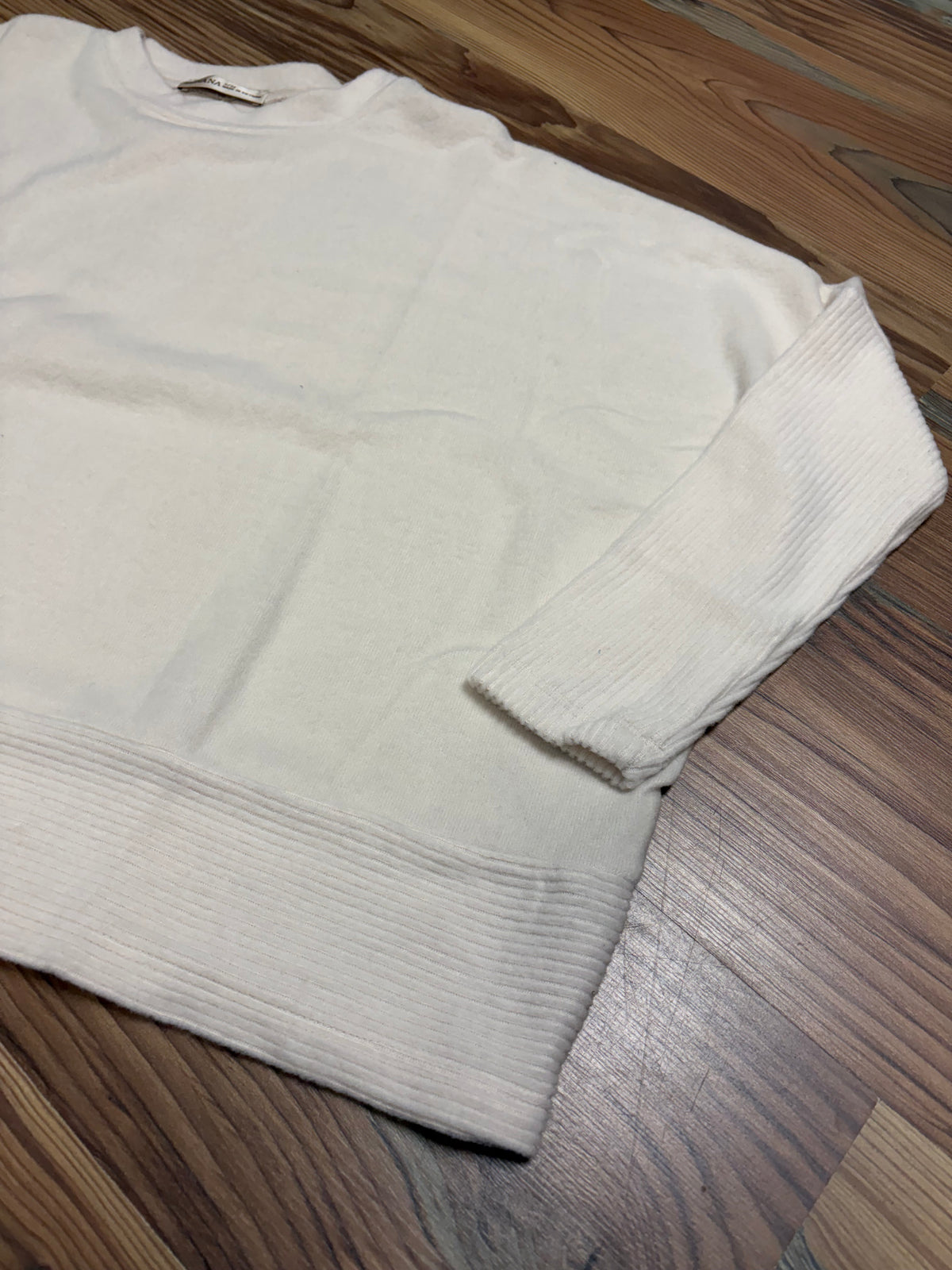 Beige Brushed Melange Dolman