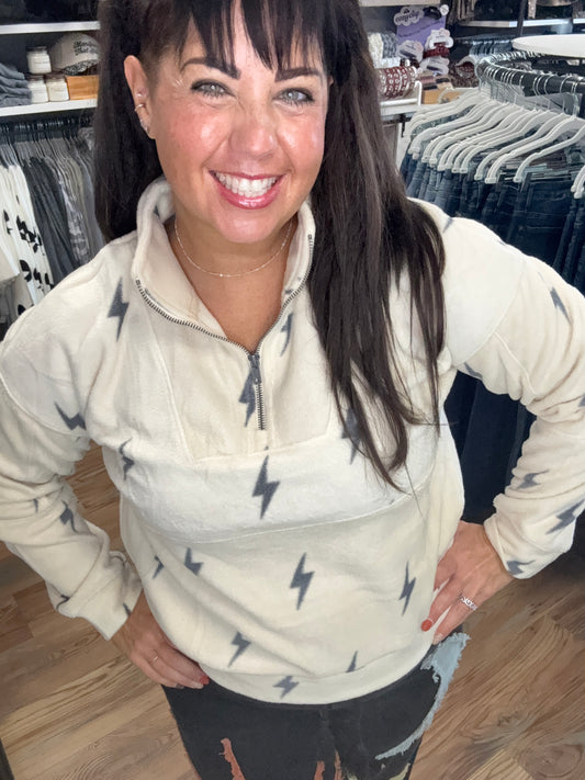 Lightning Bolt Quarter Zip