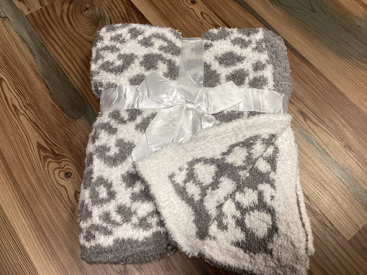 Reversible Leopard Blanket