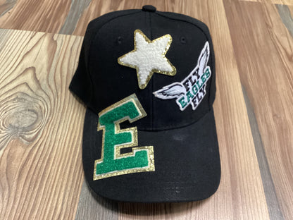 Black Custom Football Hat