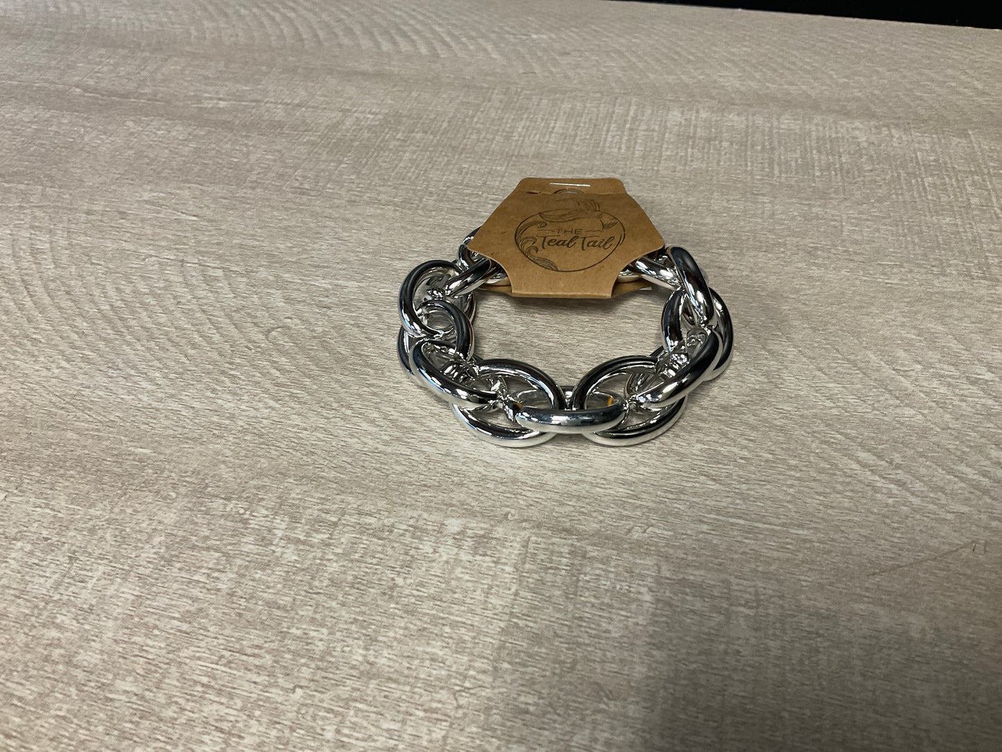 Sliver Chain Stretch Bracelet