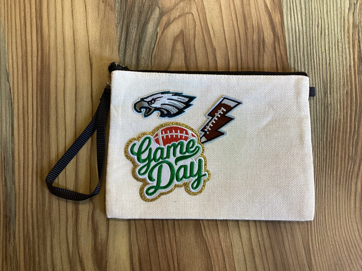 Football Custom Zip Pouch