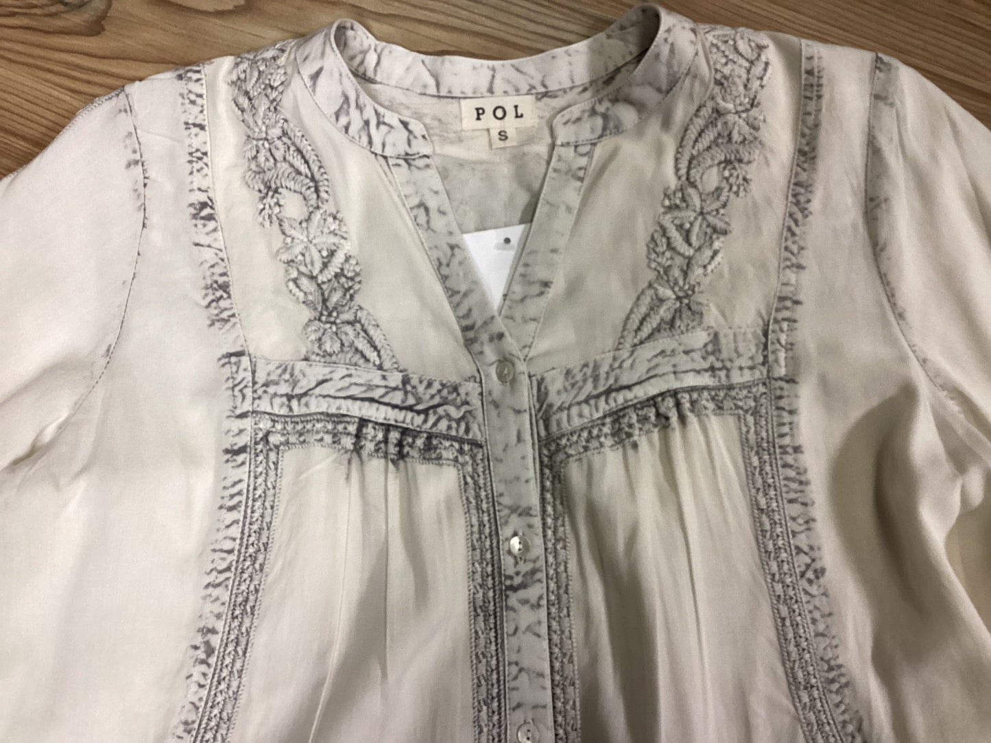 Vintage Washed Grey Button Down