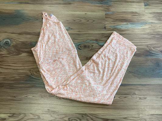 Orange Heathered Romper