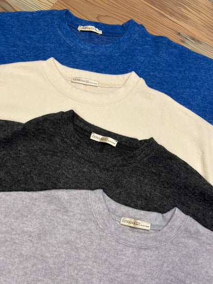 Black Brushed Melange Dolman