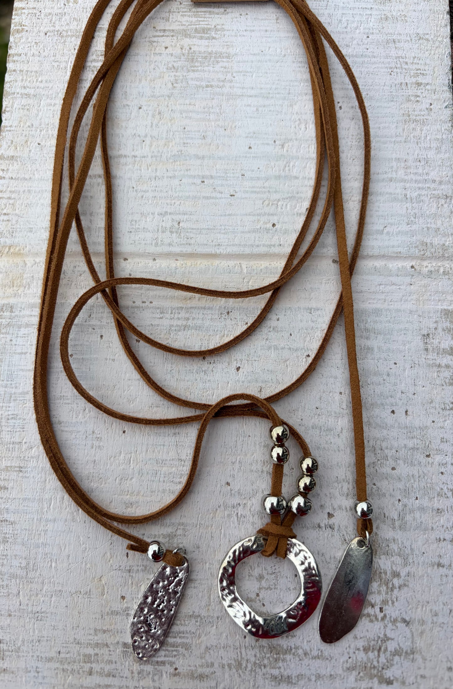 Leather Wrap Necklace