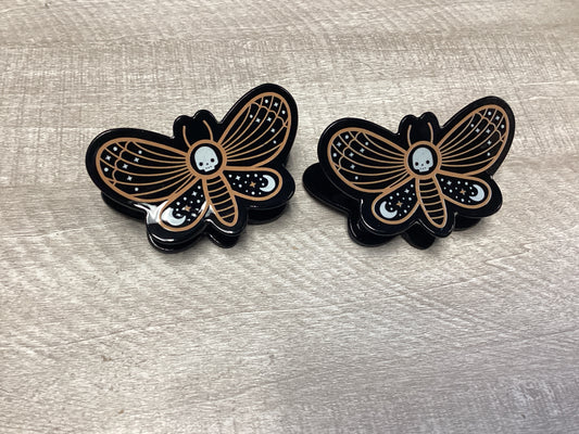 Skull Fly Claw Clip