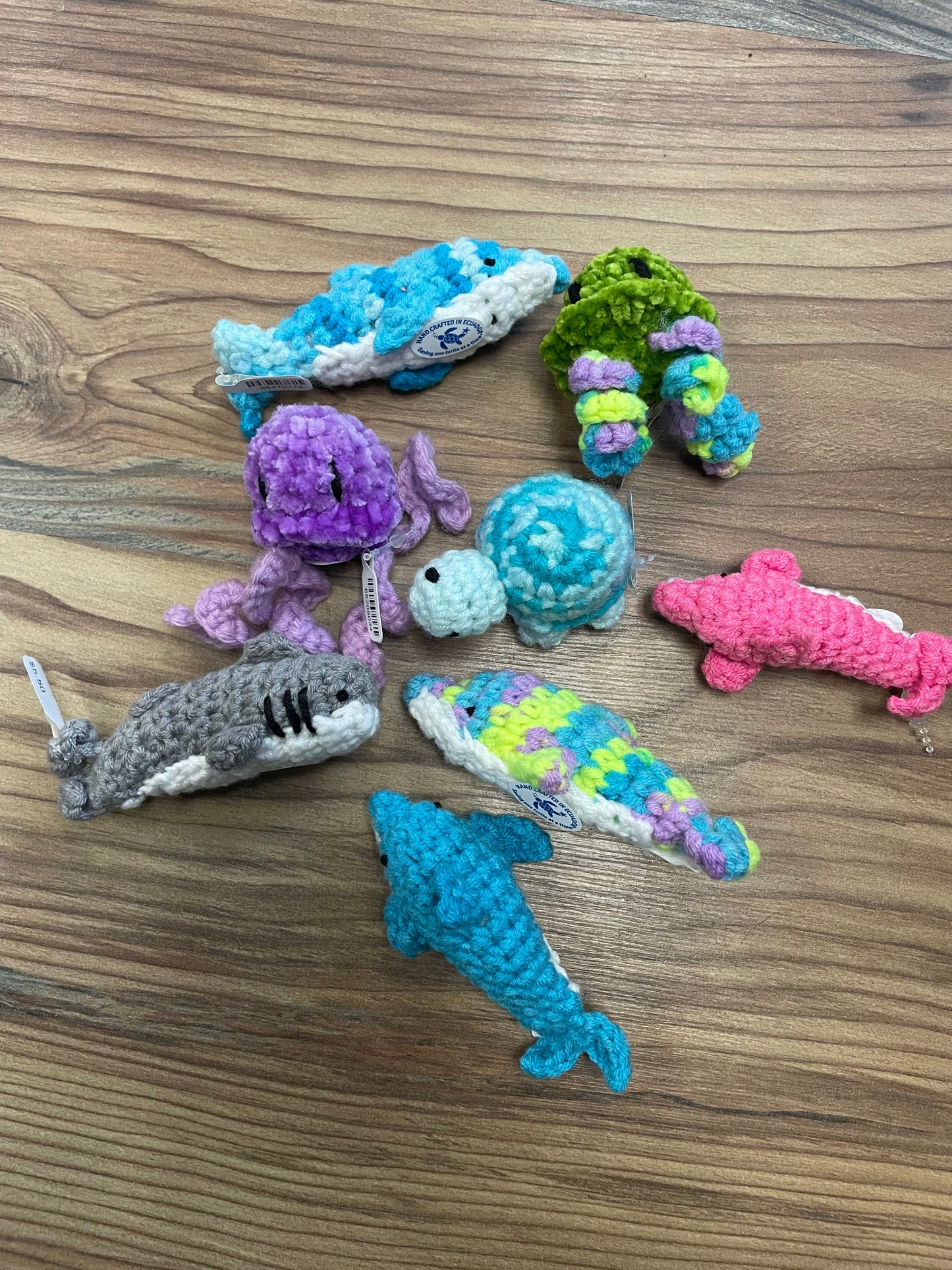 Mini Crocheted Sea Creatures