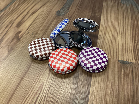 Checkered Travel Mirrors