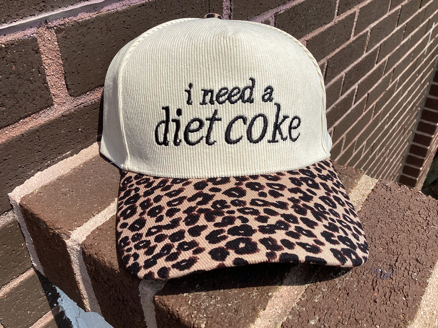 Diet Coke Leopard Cap