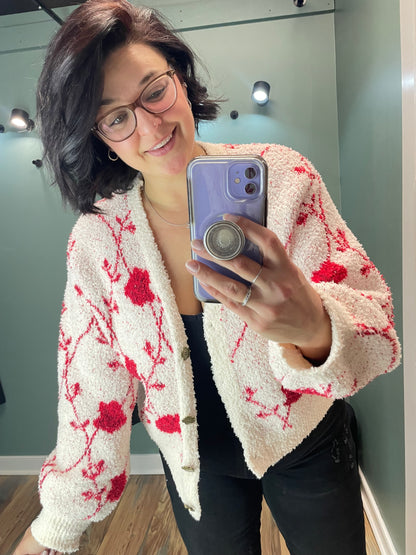Softy Rose Cardigan