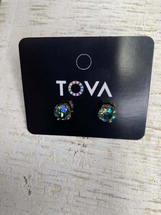 Tova Oakland Bohemian Wonderland Studs Aqua Verde