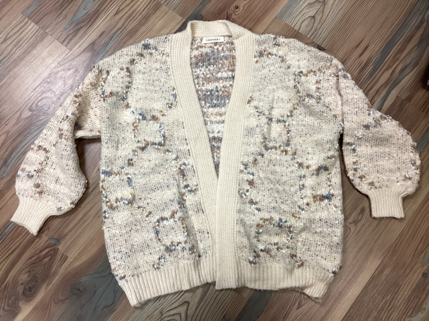 Oatmeal Open Cardigan