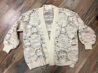Oatmeal Open Cardigan