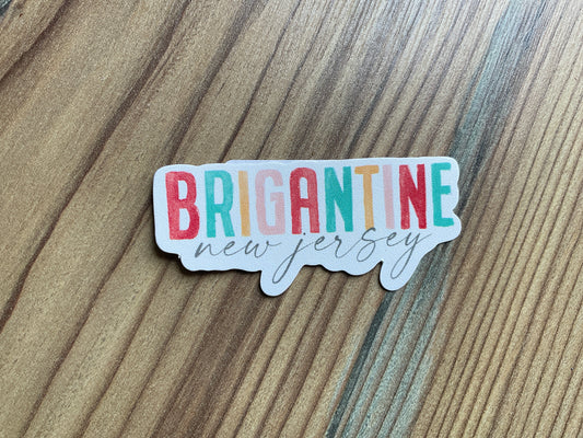 Brigantine Sticker