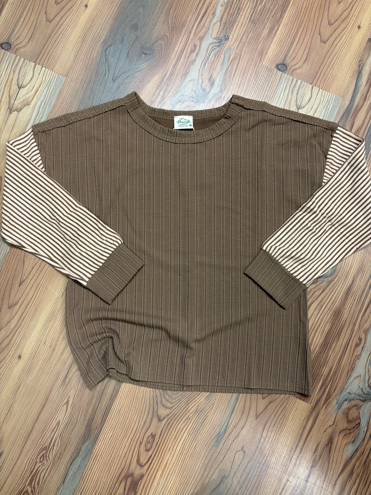 Mocha Cable Softy Long Sleeve