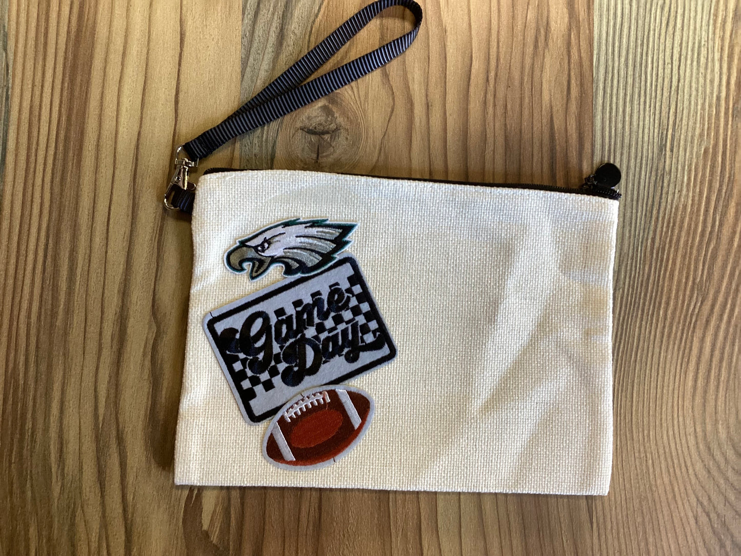 Football Custom Zip Pouch