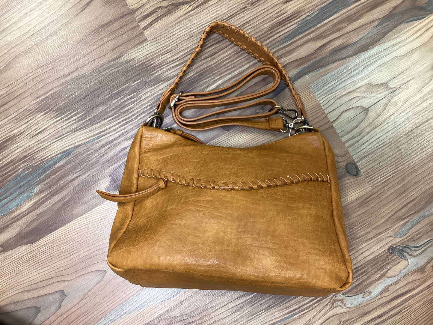 Whiskey Cassidy Whipstitch Crossbody Boho