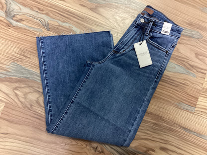 Judy Blue Medium High Waist Raw Crop