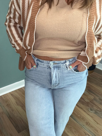 Judy Blue Retro Wide Curve Jeans