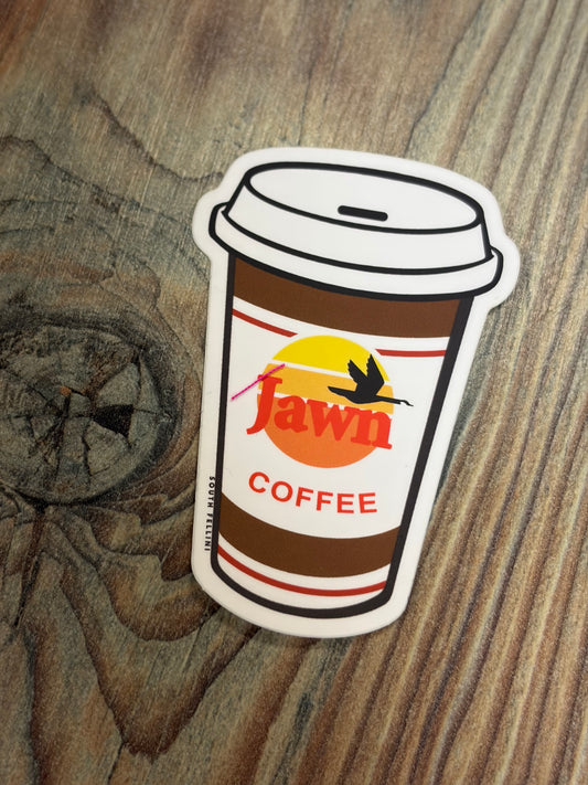 Jawn Coffee Cup Sticker
