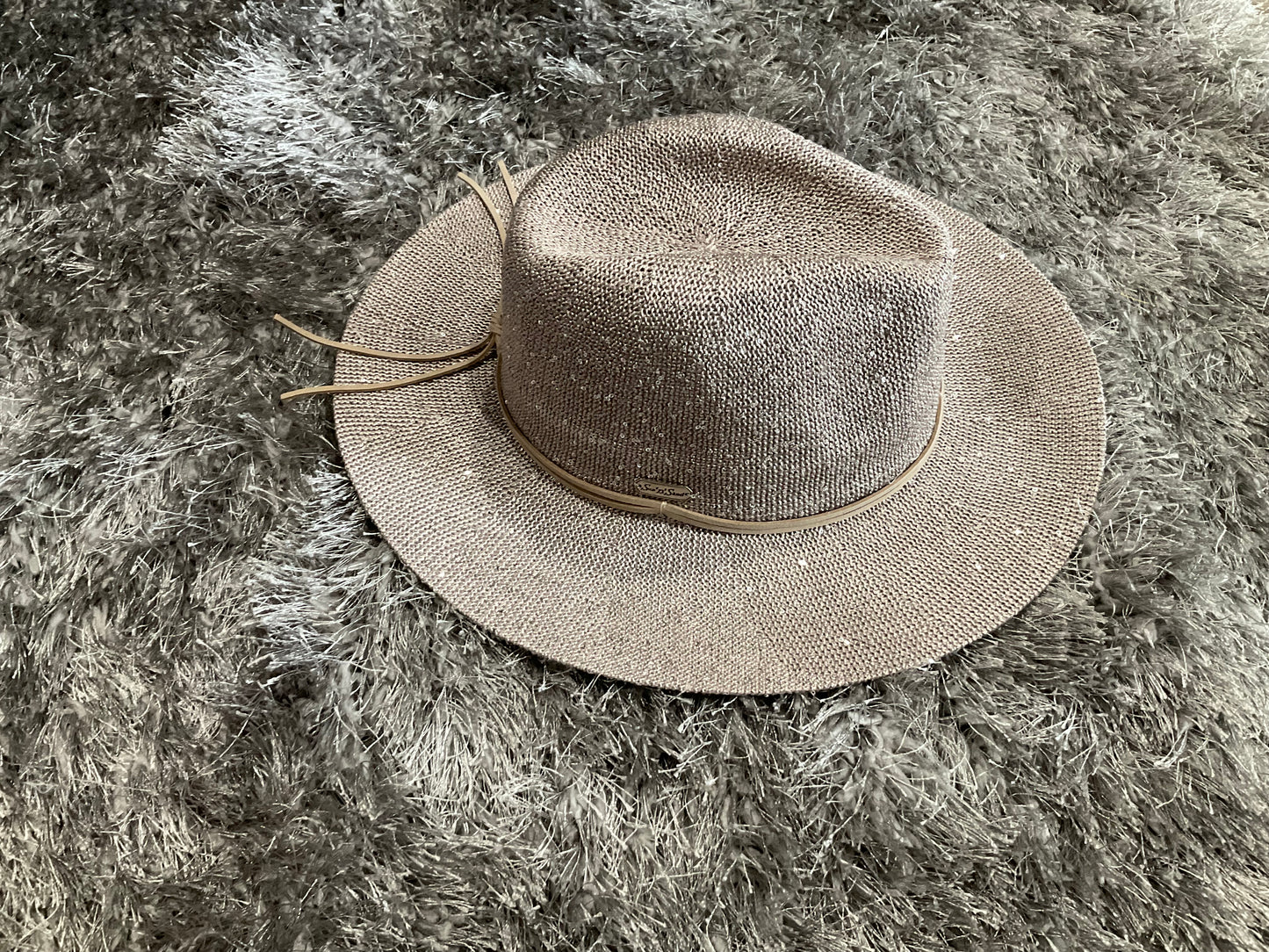 Grey Sparkle Safari Hat