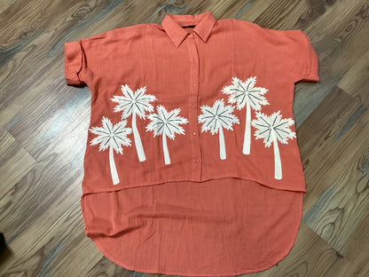 Coral Palm Shirt