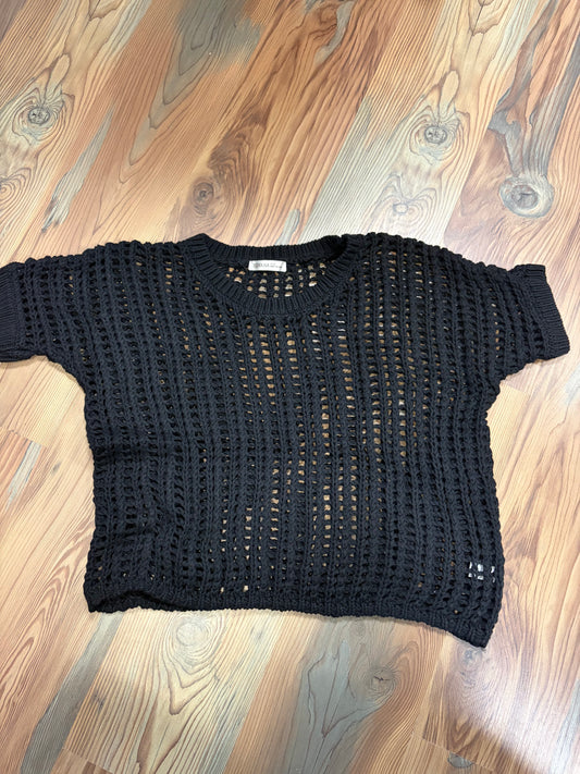 Black Net Top